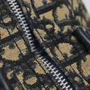 Christian Dior Trotter Canvas Boston Bag Navy Silver Auth 142677-7