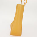 CHANEL Tote Bag rubber Yellow CC Auth 142680-3