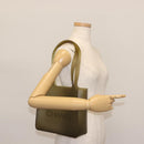 CHANEL Tote Bag Rubber Gray CC Auth 142681-19