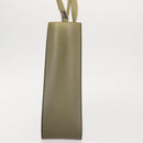 CHANEL Tote Bag Rubber Gray CC Auth 142681-4