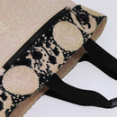 CHANEL High Summer Tote Bag Canvas Pink Silver CC Auth 142684-6