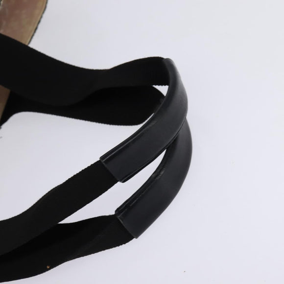 CHANEL High Summer Tote Bag Canvas Pink Silver CC Auth 142684