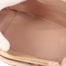 CHANEL Matelasse COCO Mark Chain Hand Bag Lamb Skin Beige CC Auth 142686-17