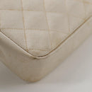 CHANEL Matelasse Chain Gribois Shoulder Bag Satin Gold CC Auth 142689V-13