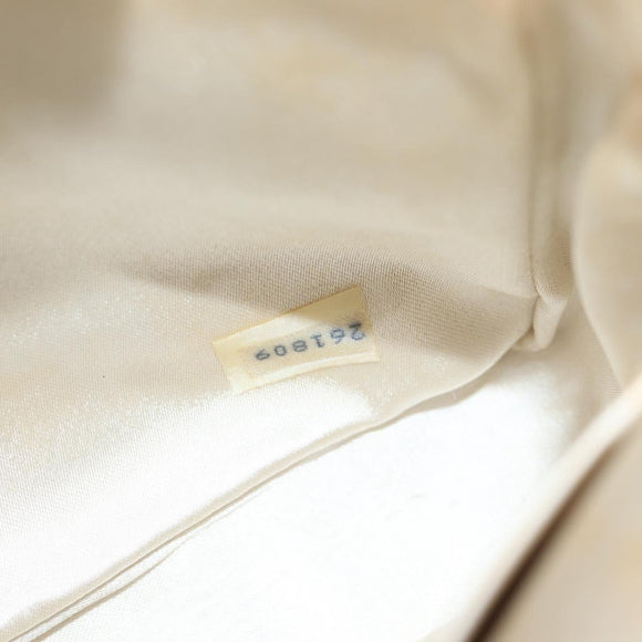 CHANEL Matelasse Chain Gribois Shoulder Bag Satin Gold CC Auth 142689V