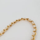 CHANEL Matelasse Chain Gribois Shoulder Bag Satin Gold CC Auth 142689V-9