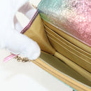 CHANEL Chain Matelasse 2.55 Shoulder Bag Leather Multicolor Gold CC Auth 142691M-23