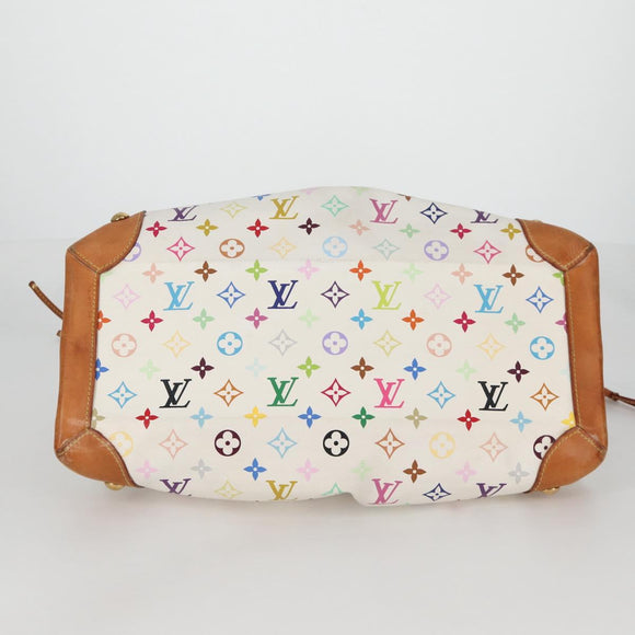 LOUIS VUITTON Monogram Multicolor Ursula Tote Bag White M40123 LV Auth 142693V
