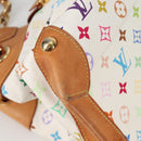 LOUIS VUITTON Monogram Multicolor Ursula Tote Bag White M40123 LV Auth 142693V-11