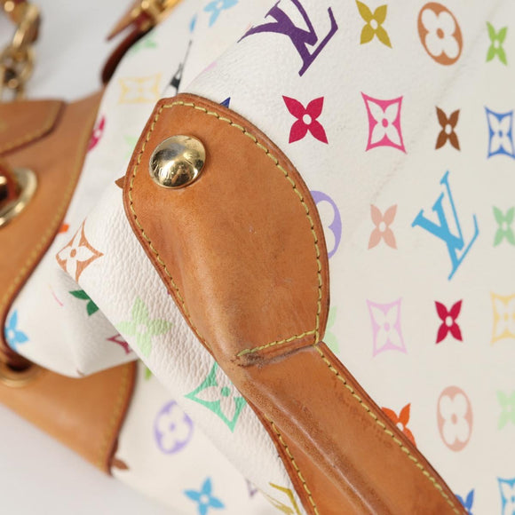 LOUIS VUITTON Monogram Multicolor Ursula Tote Bag White M40123 LV Auth 142693V