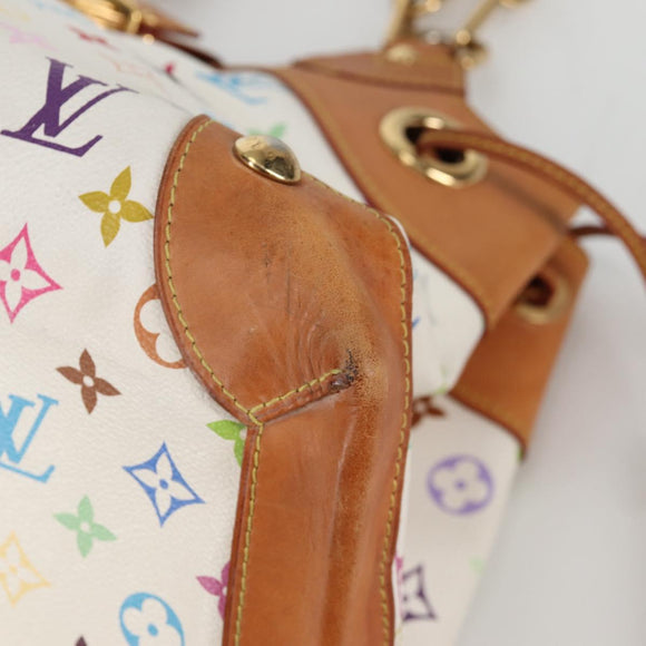 LOUIS VUITTON Monogram Multicolor Ursula Tote Bag White M40123 LV Auth 142693V