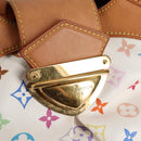 LOUIS VUITTON Monogram Multicolor Ursula Tote Bag White M40123 LV Auth 142693V-15