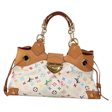 LOUIS VUITTON Monogram Multicolor Ursula Tote Bag White M40123 LV Auth 142693V - 0
