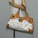 LOUIS VUITTON Monogram Multicolor Ursula Tote Bag White M40123 LV Auth 142693V-24
