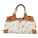 LOUIS VUITTON Monogram Multicolor Ursula Tote Bag White M40123 LV Auth 142693V-3