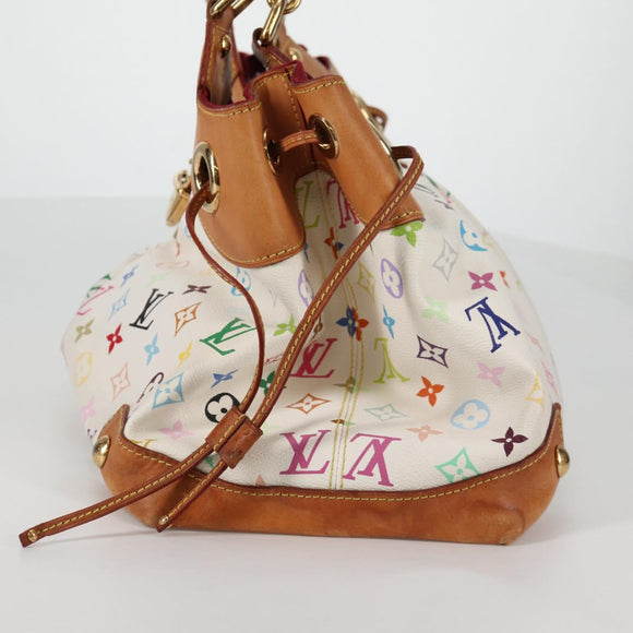 LOUIS VUITTON Monogram Multicolor Ursula Tote Bag White M40123 LV Auth 142693V