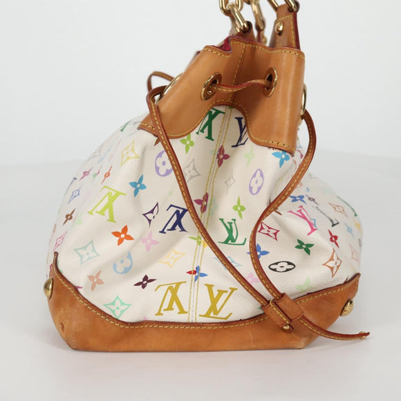 LOUIS VUITTON Monogram Multicolor Ursula Tote Bag White M40123 LV Auth 142693V