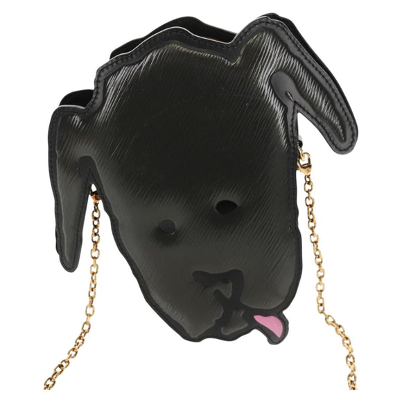 LOUIS VUITTON Epi Dog Face Pochette Shoulder Bag Gray M53171 LV Auth 142694SAM