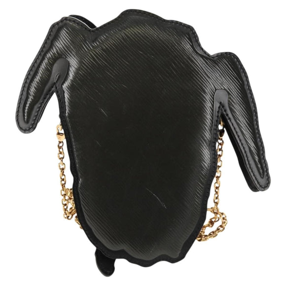 LOUIS VUITTON Epi Dog Face Pochette Shoulder Bag Gray M53171 LV Auth 142694M