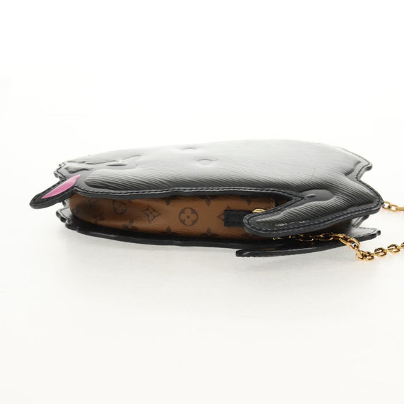 LOUIS VUITTON Epi Dog Face Pochette Shoulder Bag Gray M53171 LV Auth 142694SAM