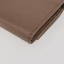 GUCCI GG Marmont Long Wallet Leather Light Brown 456116 Auth 142697-15