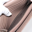 GUCCI GG Marmont Long Wallet Leather Light Brown 456116 Auth 142697-19