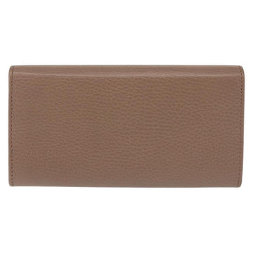 GUCCI GG Marmont Long Wallet Leather Light Brown 456116 Auth 142697 - 0