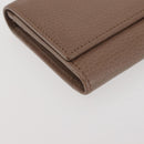 GUCCI GG Marmont Long Wallet Leather Light Brown 456116 Auth 142697-14