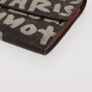 LOUIS VUITTON Monogram Graffiti Porte Monnaie Credit White M92189 LV Auth 142699-7