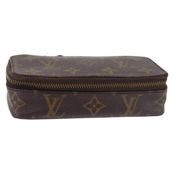 LOUIS VUITTON Monogram Posh Monte Carlo Jewelry Box M47350 LV Auth 142700