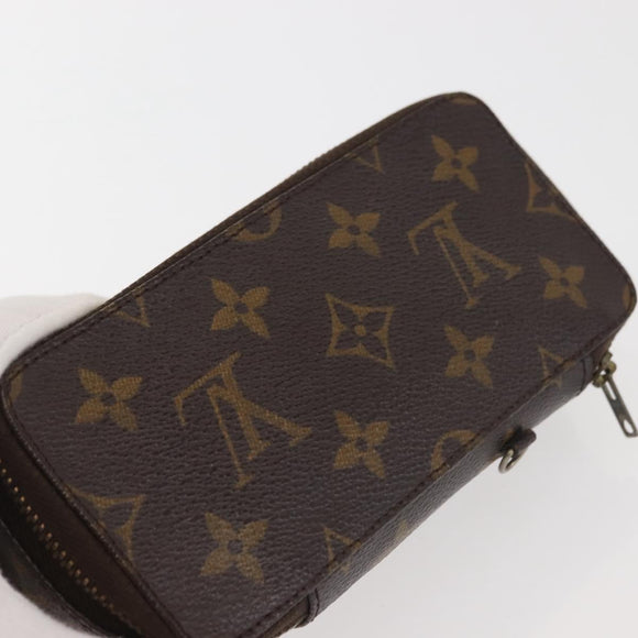 LOUIS VUITTON Monogram Posh Monte Carlo Jewelry Box M47350 LV Auth 142700