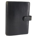 LOUIS VUITTON Nomad Agenda MM Day Planner Cover Black R20478 LV Auth 142704-1