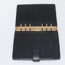LOUIS VUITTON Nomad Agenda MM Day Planner Cover Black R20478 LV Auth 142704-9