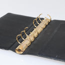 LOUIS VUITTON Nomad Agenda MM Day Planner Cover Black R20478 LV Auth 142704-10