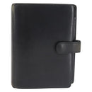 LOUIS VUITTON Nomad Agenda MM Day Planner Cover Black R20478 LV Auth 142704-13