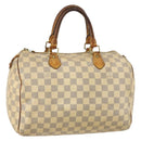 LOUIS VUITTON Damier Azur Speedy 30 Hand Bag N41533 LV Auth 142705-1