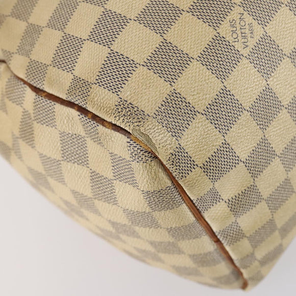 LOUIS VUITTON Damier Azur Speedy 30 Hand Bag N41533 LV Auth 142705