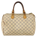 LOUIS VUITTON Damier Azur Speedy 30 Hand Bag N41533 LV Auth 142705-2