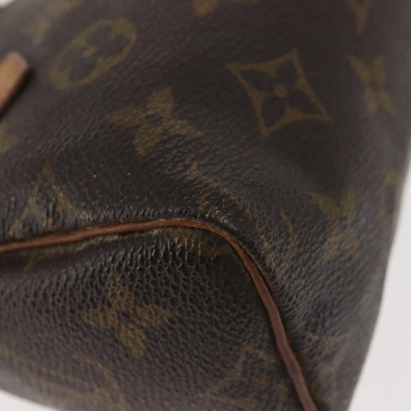 LOUIS VUITTON Monogram Mini Speedy Hand Bag M41534 LV Auth 142713