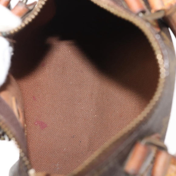 LOUIS VUITTON Monogram Mini Speedy Hand Bag M41534 LV Auth 142713