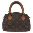 LOUIS VUITTON Monogram Mini Speedy Hand Bag M41534 LV Auth 142713-2
