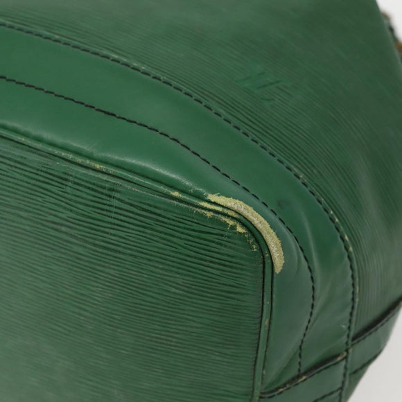 LOUIS VUITTON Epi Noe Schultertasche Bicolor Grün Blau M44044 LV Auth 142714