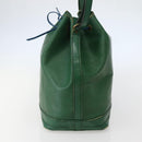 LOUIS VUITTON Epi Noe Schultertasche Bicolor Grün Blau M44044 LV Auth 142714-4