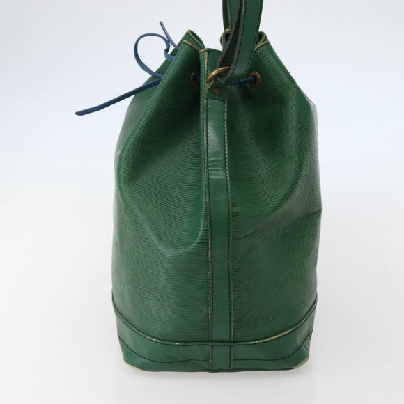 LOUIS VUITTON Epi Noe Schultertasche Bicolor Grün Blau M44044 LV Auth 142714