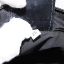 PRADA Shoulder Bag Nylon Black Silver Auth 142716-19