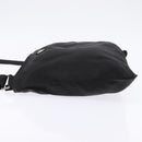 PRADA Shoulder Bag Nylon Black Silver Auth 142716-4