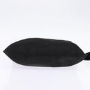 PRADA Shoulder Bag Nylon Black Silver Auth 142716-9