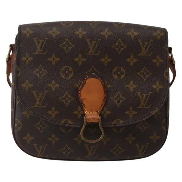 LOUIS VUITTON Monogram Saint Cloud GM Shoulder Bag M51242 LV Auth 142717
