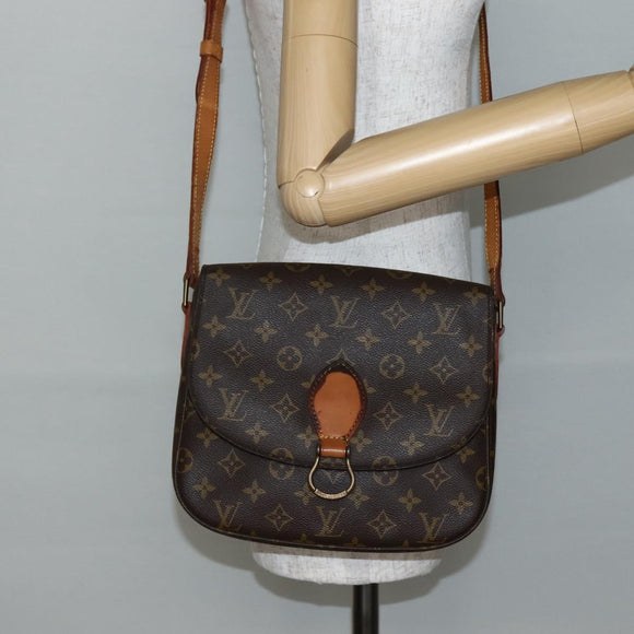 LOUIS VUITTON Monogram Saint Cloud GM Shoulder Bag M51242 LV Auth 142717