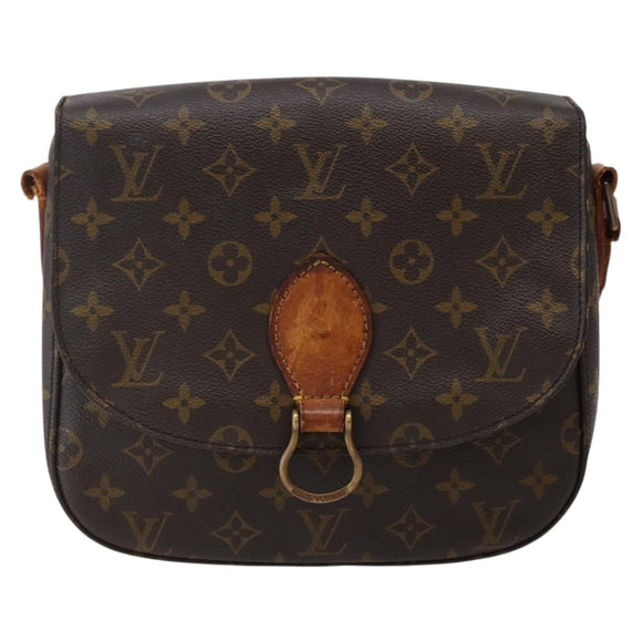 LOUIS VUITTON Monogram Saint Cloud GM Shoulder Bag M51242 LV Auth 142719